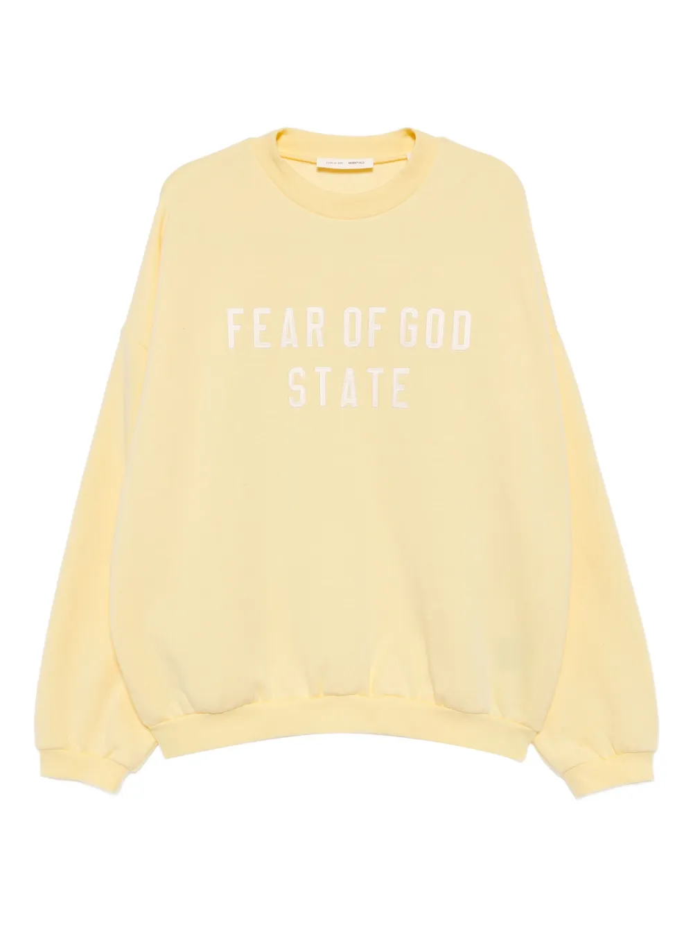 

Свитер с логотипом Fear Of God Essentials, желтый