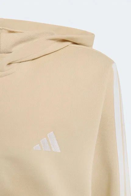 Спортивный костюм с лампасами детский Adidas, бежевый — фото 4