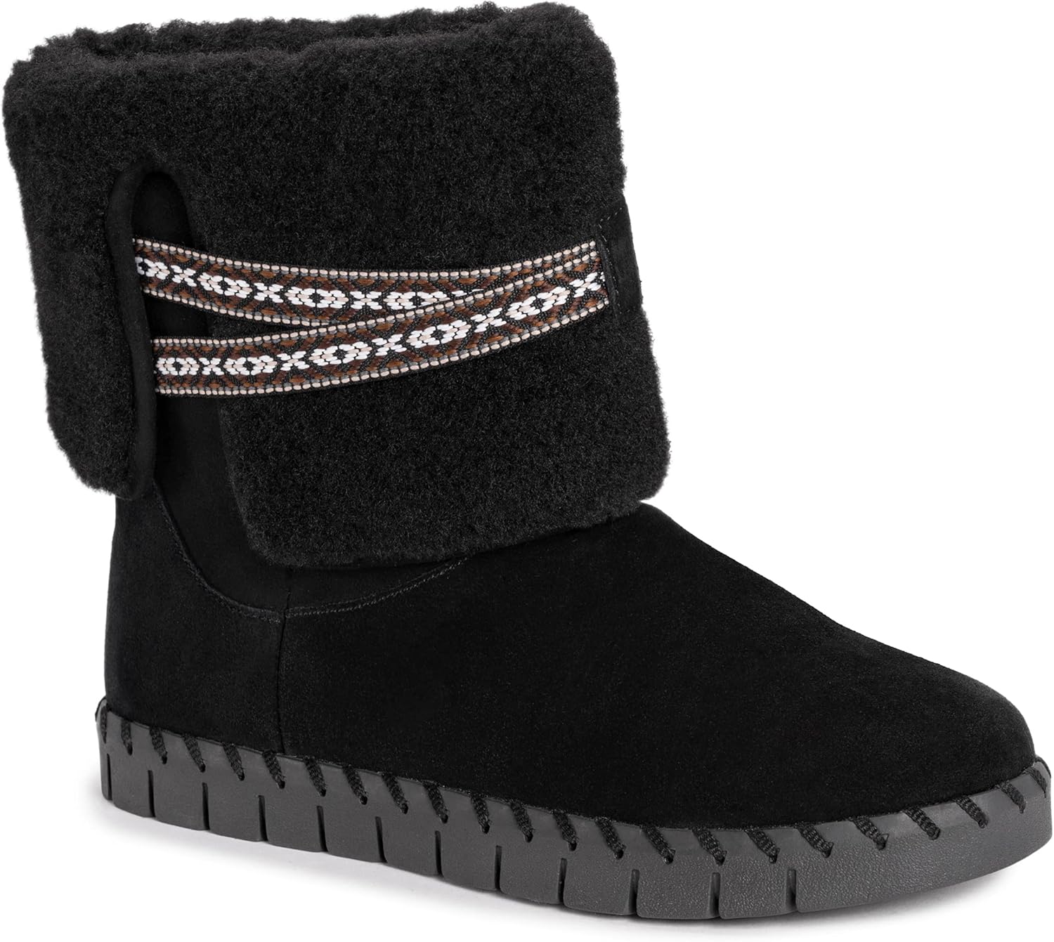 

Мужские и женские модные ботинки MUK LUKS Flexi Montauk, черный