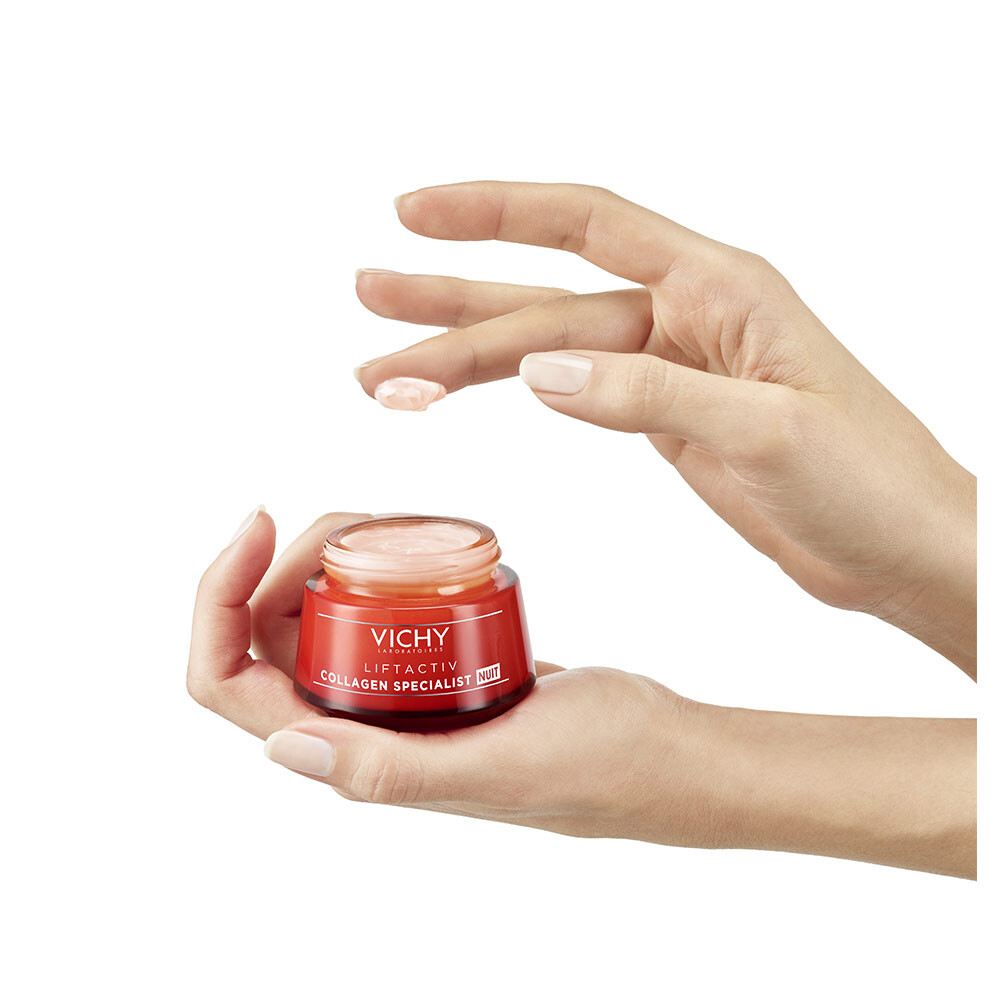 Крем для лица Vichy Laboratoires — Против морщин Liftactiv collagen specialist nuit, 50 мл — фото 4