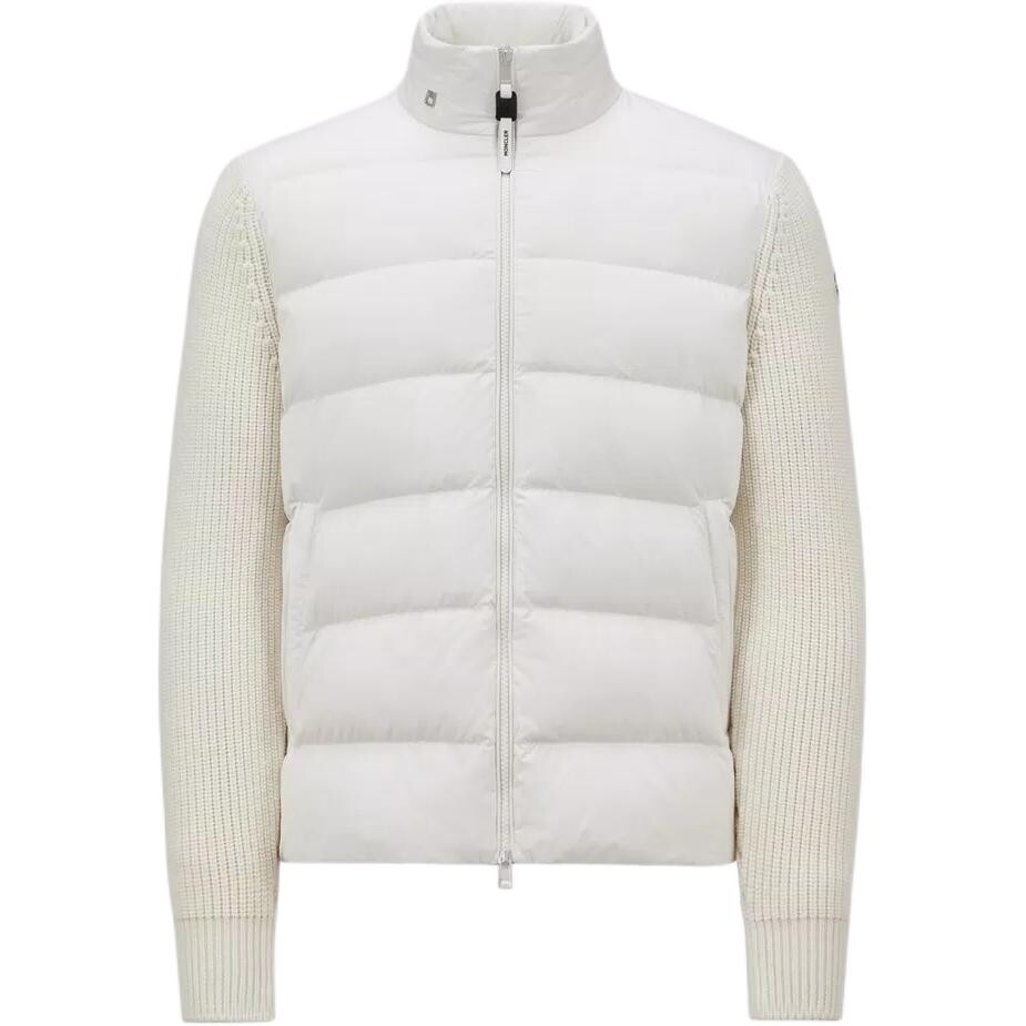 

Пуховик мужской белый Moncler