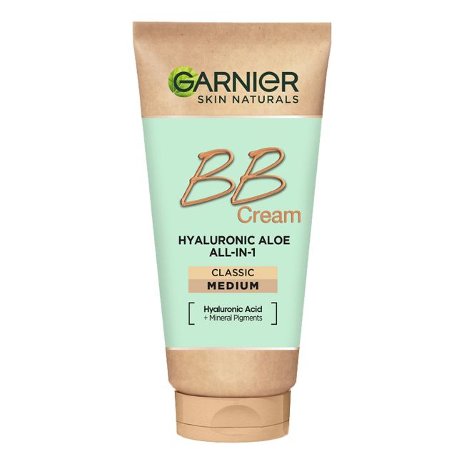 

Bb гиалуроновый алоэ все-в-1 средний крем для лица Garnier, 50 мл (medium)