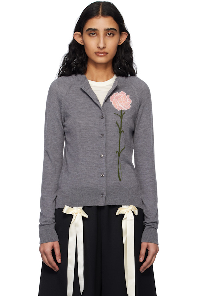 

Кардиган "Гвоздика" Simone Rocha, цвет pebble