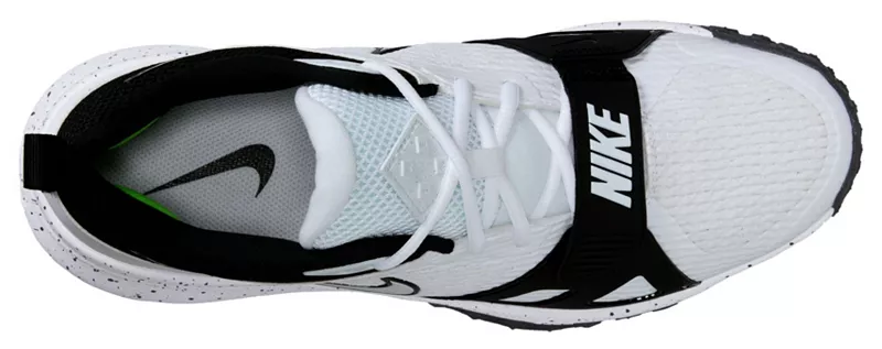 Мужские бейсбольные кроссовки Nike Air Zoom Diamond Elite Turf, белый/черный/белый — фото 4