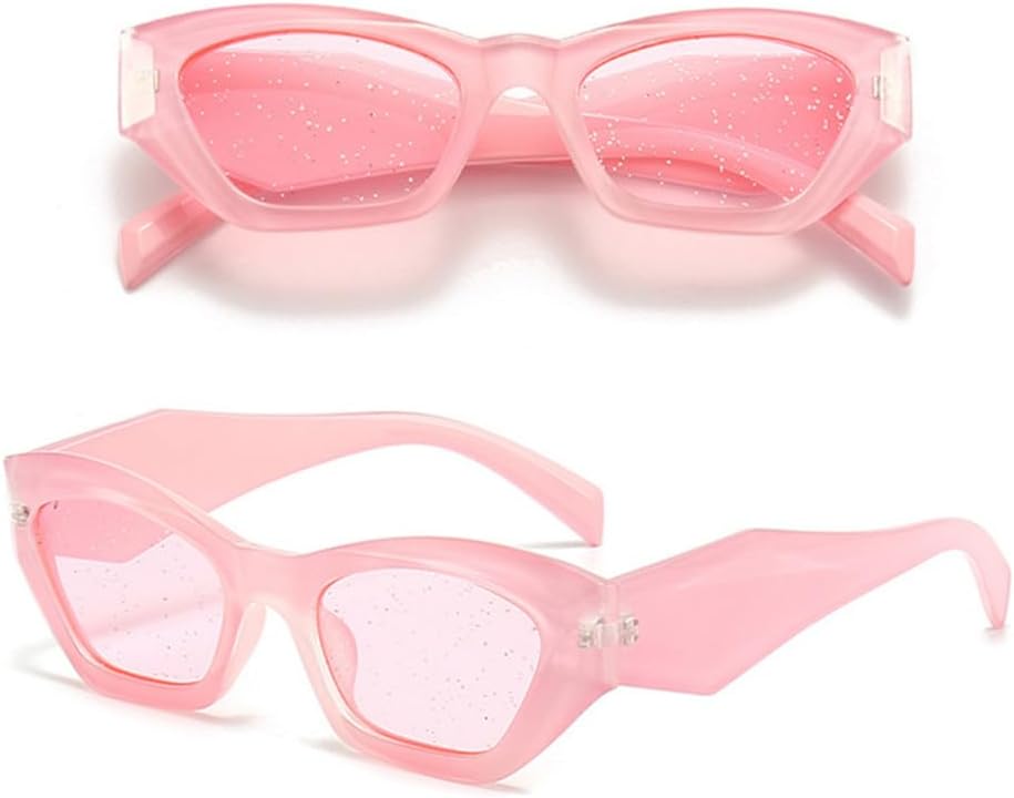 

Солнцезащитные очки Polygon Cat Eye для женщин, ретро-стиль, разноцветный леопардовый принт, защита от УФ-излучения UV400 для мужчин, градиентные солнцезащитные очки generic, C6