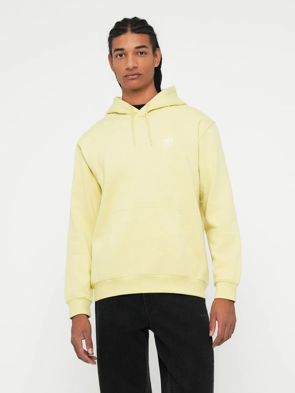Толстовка Adidas Originals Essential лимонного цвета — фото 2