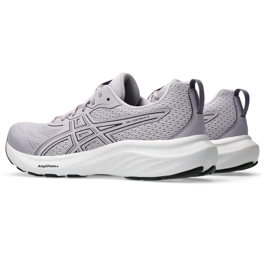 Кроссовки для бега по шоссе женские ASICS Gel Contend 9 W - темно-фиолетовый/лавандово-серый — фото 3