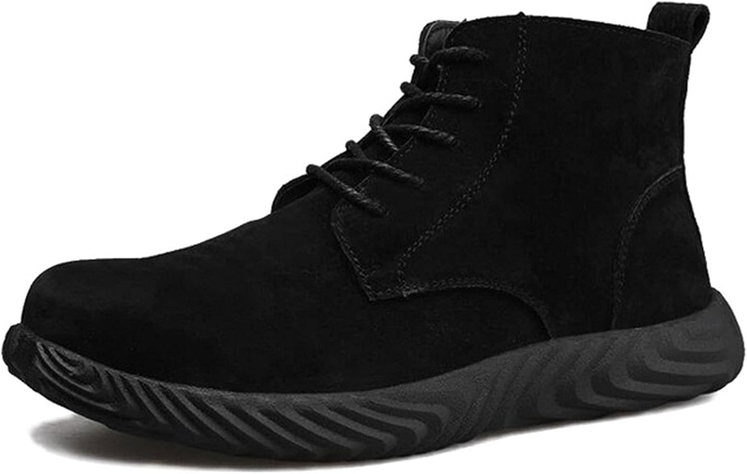 

Защитная обувь для мужчин и женщин с стальным носком, легкие кроссовки (Цвет: черный, Размер: 5 US) Hisxus