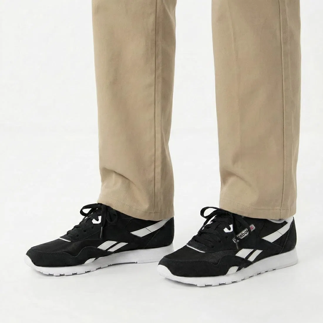 Кроссовки мужские Reebok Workout Low Classic, Cblack Ftwwht Ftwwht