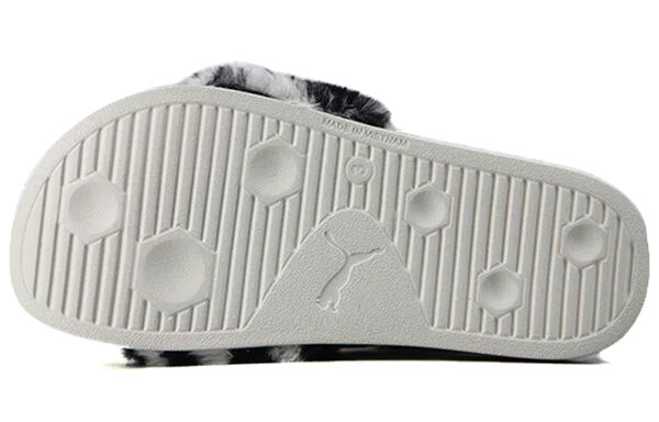Тапочки leadcat ftr zebra slide Puma, черный — фото 4