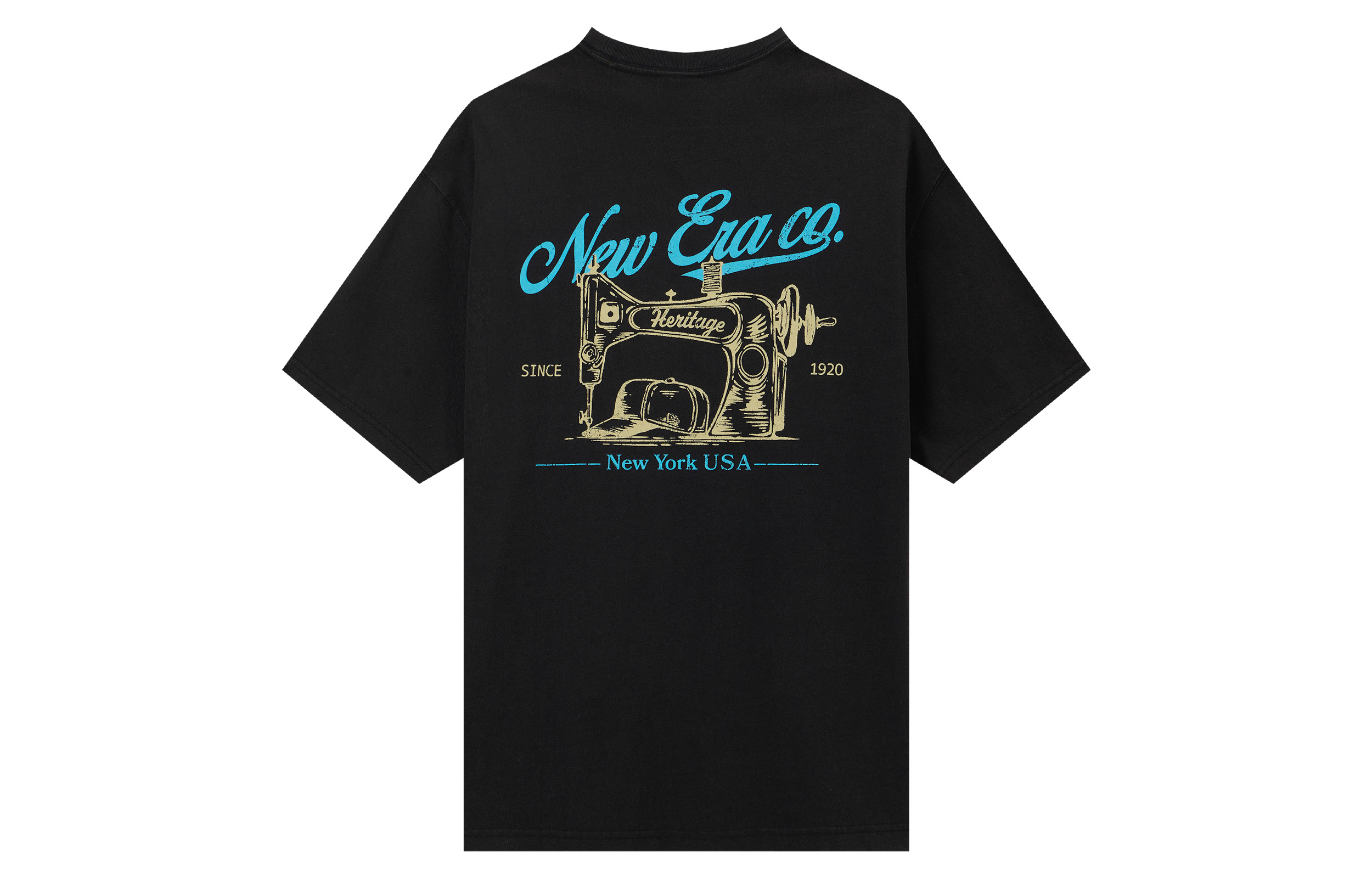 

New Era Футболка унисекс черная, Черный, New Era Футболка унисекс черная