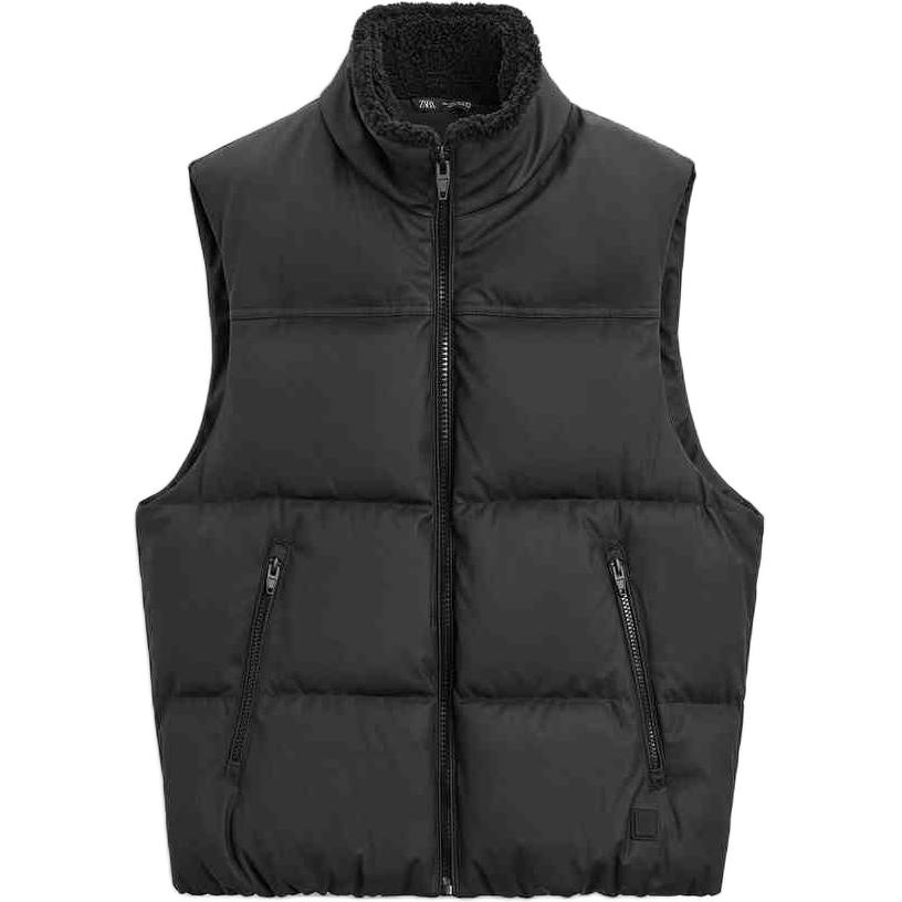 

Жилет мужской черный ZARA
