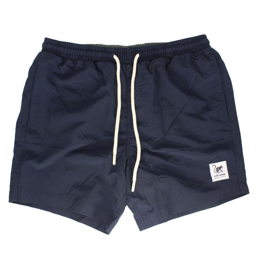 

SURF MONKEY Мужские шорты для плавания – переработанный полиэстер / быстросохнущие (тёмно-синие)
