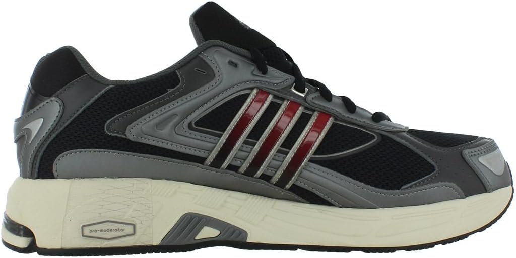 Мужские беговые кроссовки adidas Response CL, серый/алый — фото 2
