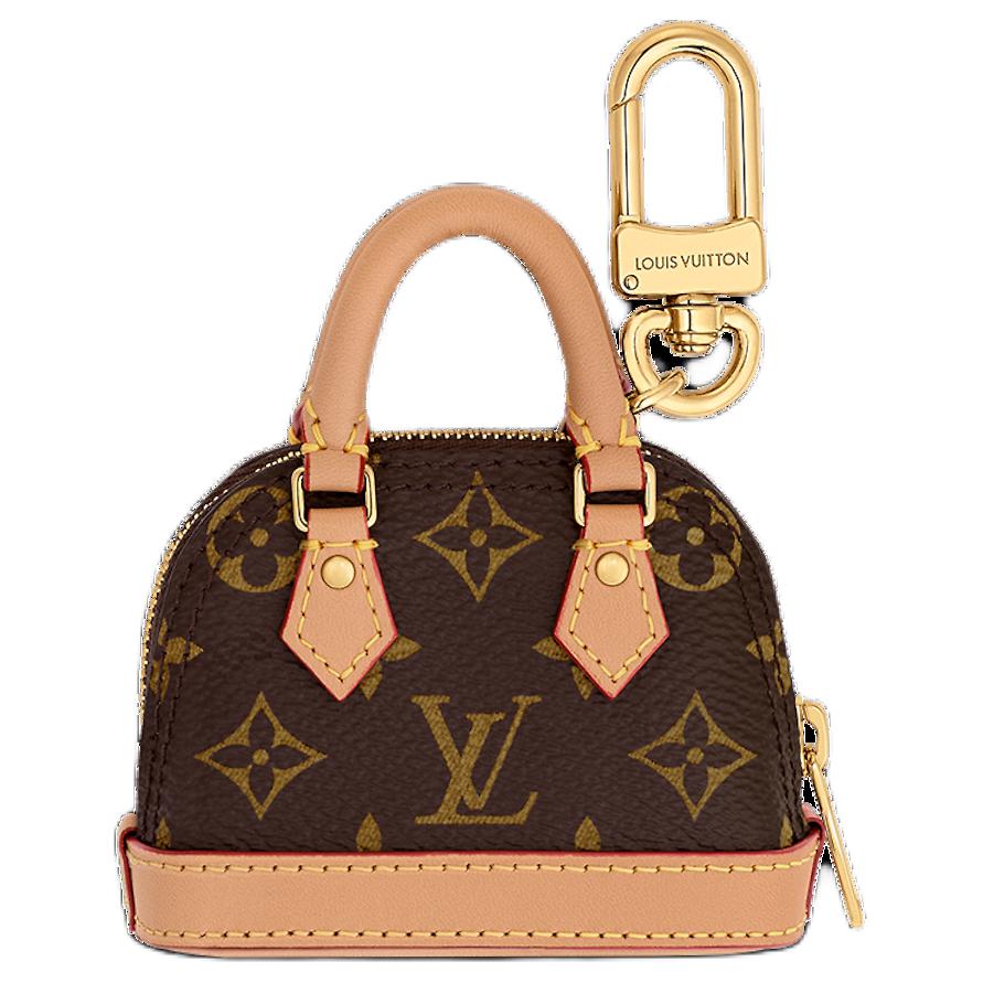 

LOUIS VUITTON Аксессуар для сумки из покрытого холста с коровьей кожей
