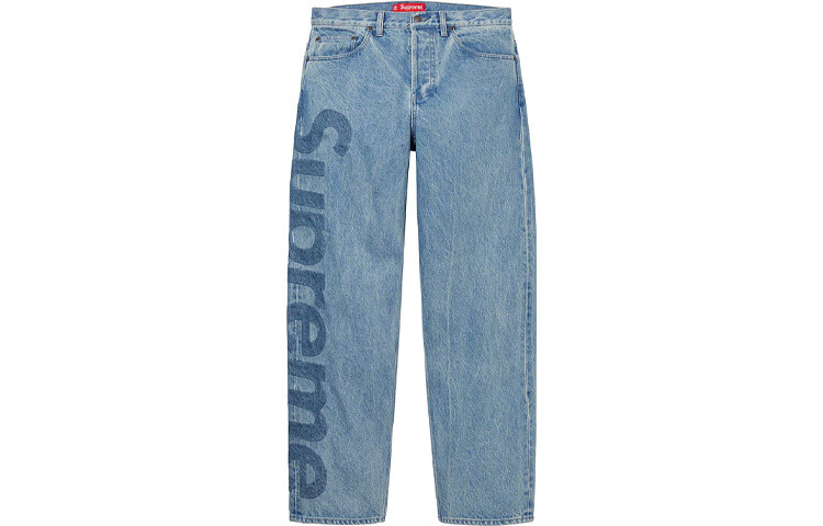 

Джинсы мужские Supreme Inset Logo, синий