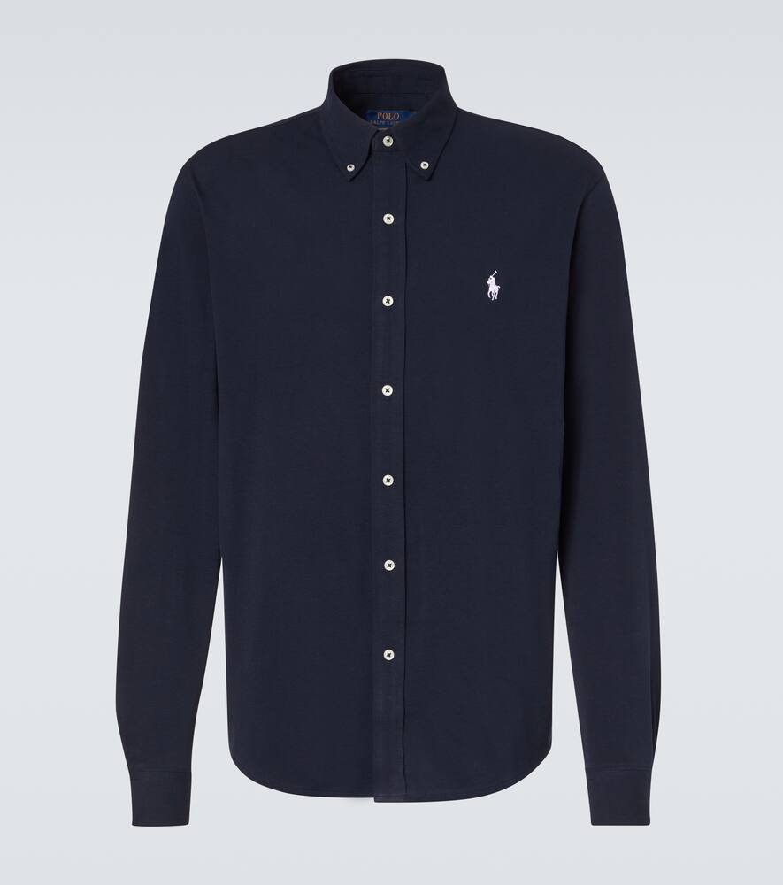 

Хлопковая рубашка Polo Ralph Lauren, Aviator Navy