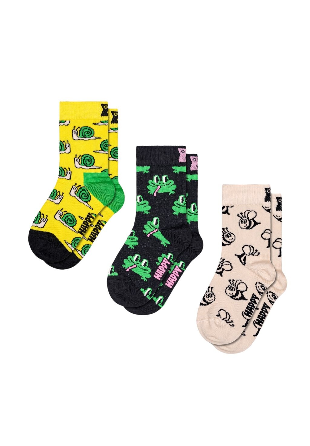 

Носки 3 Pack Small Friends Happy Socks, мультиколор