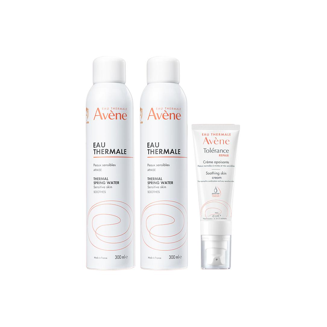 Увлажняющий аква-гель Avene Hydrance, 50 мл + термальная вода Avene, 300 мл*2 — фото 2
