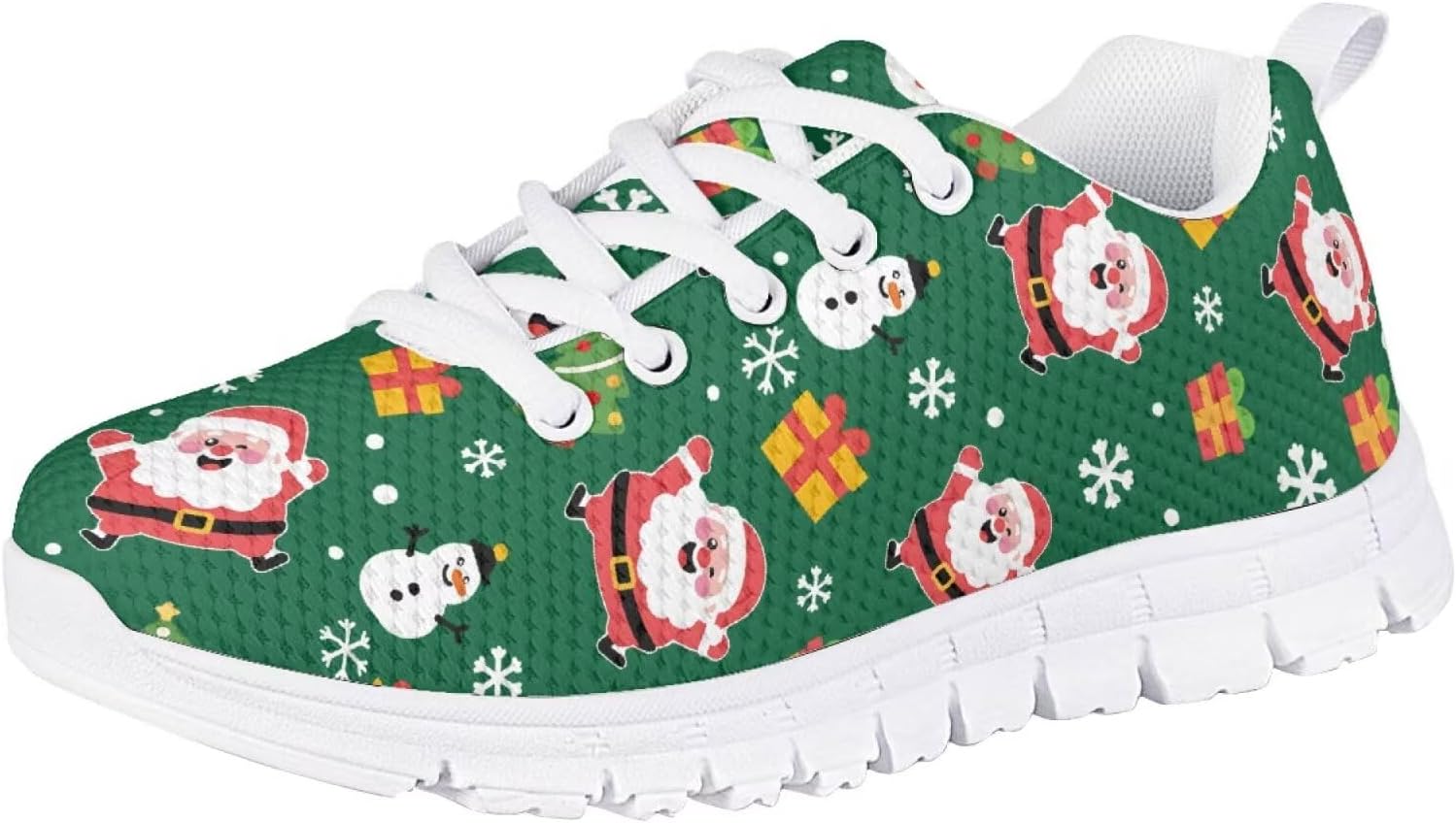 

Детские кроссовки Forchrinse для девочек и мальчиков, шнуровка, беговые и теннисные, легкая спортивная обувь, обувь для праздничных мероприятий, зеленый