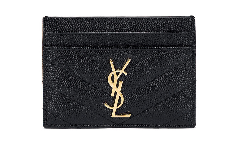 

Картхолдер Saint Laurent Cassandre, черный