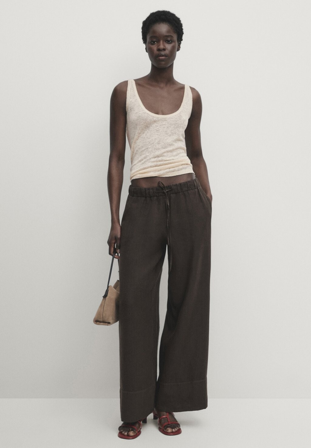 

Топ Massimo Dutti, бежевый