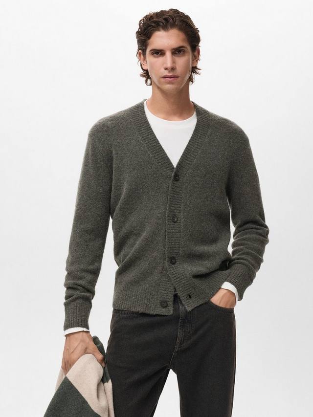 

Кардиган из шерстяной смеси Oreo Mango, Dark Green