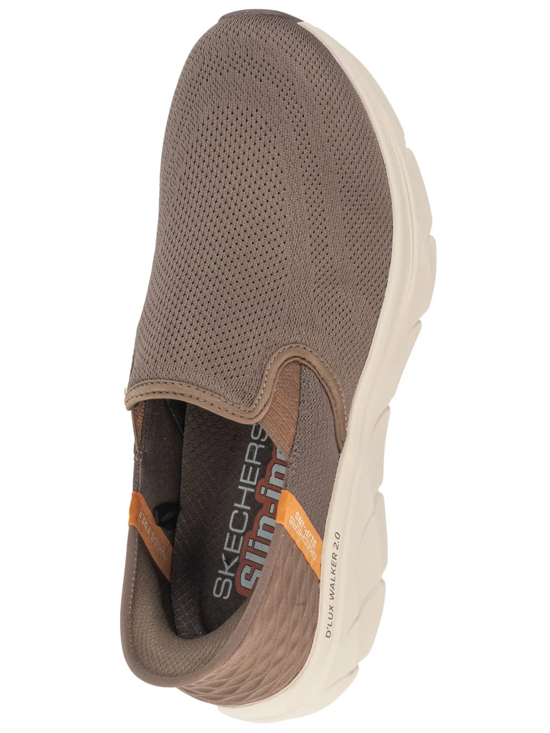Слипоны 'Skechers Slip-ins: D'Lux Walker 2.0 - Reeler' Skechers, Brown — фото 4