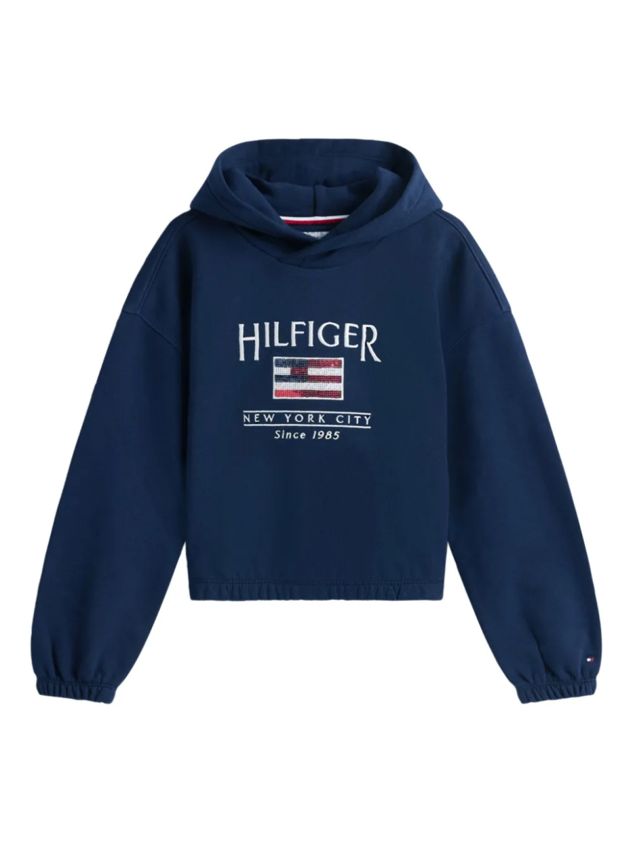 

Толстовка с вышитым логотипом Tommy Hilfiger Junior, синий