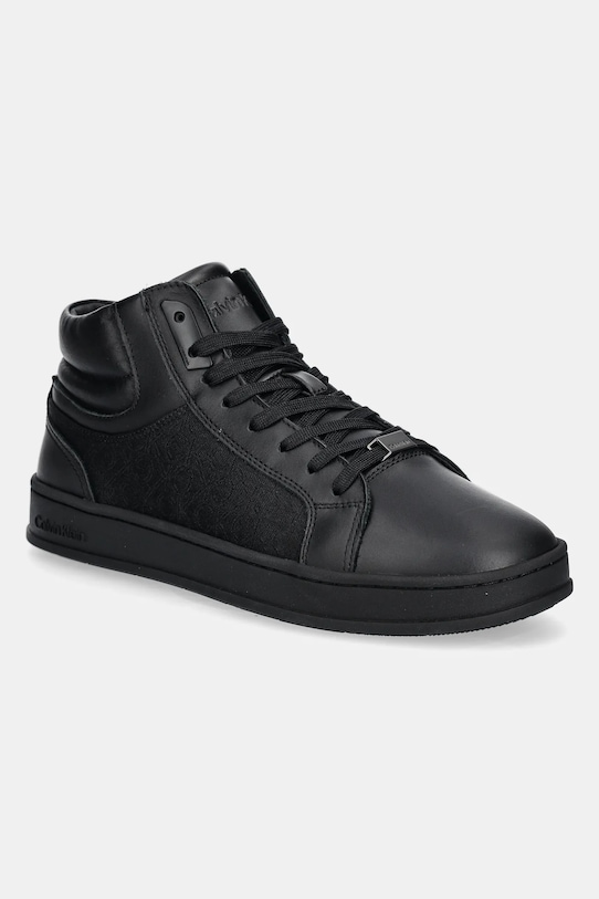 

Кроссовки HIGH TOP LACE UP EYELET JAQ MONO Calvin Klein, черный