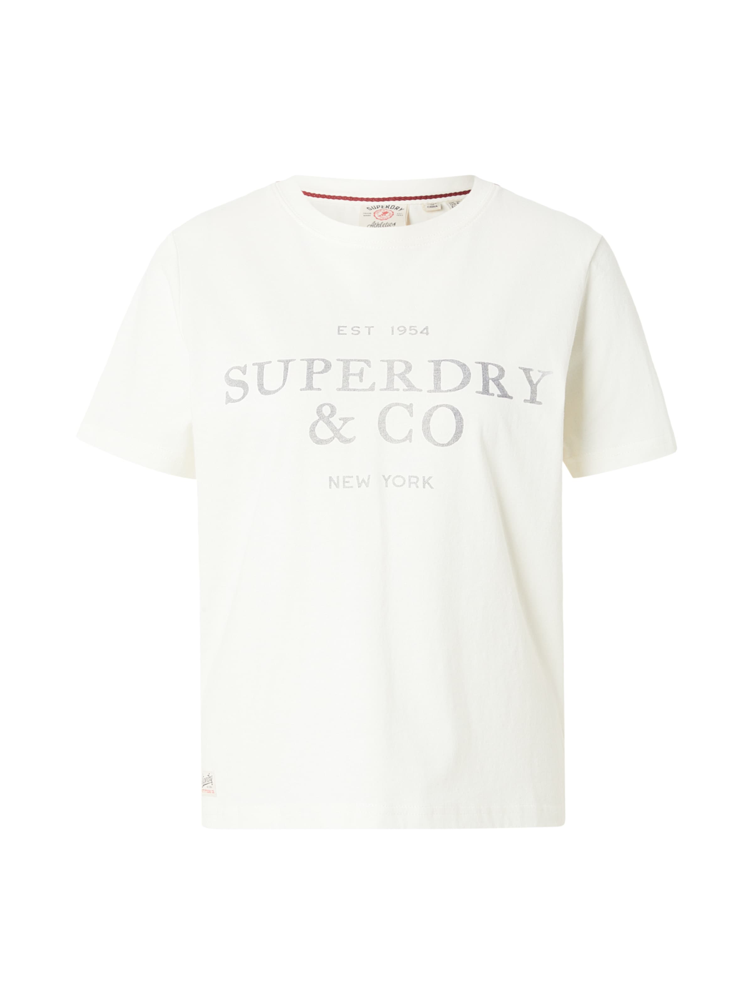 

Superdry & Co Футболка в кремовом цвете, Бежевый, Superdry & Co Футболка в кремовом цвете