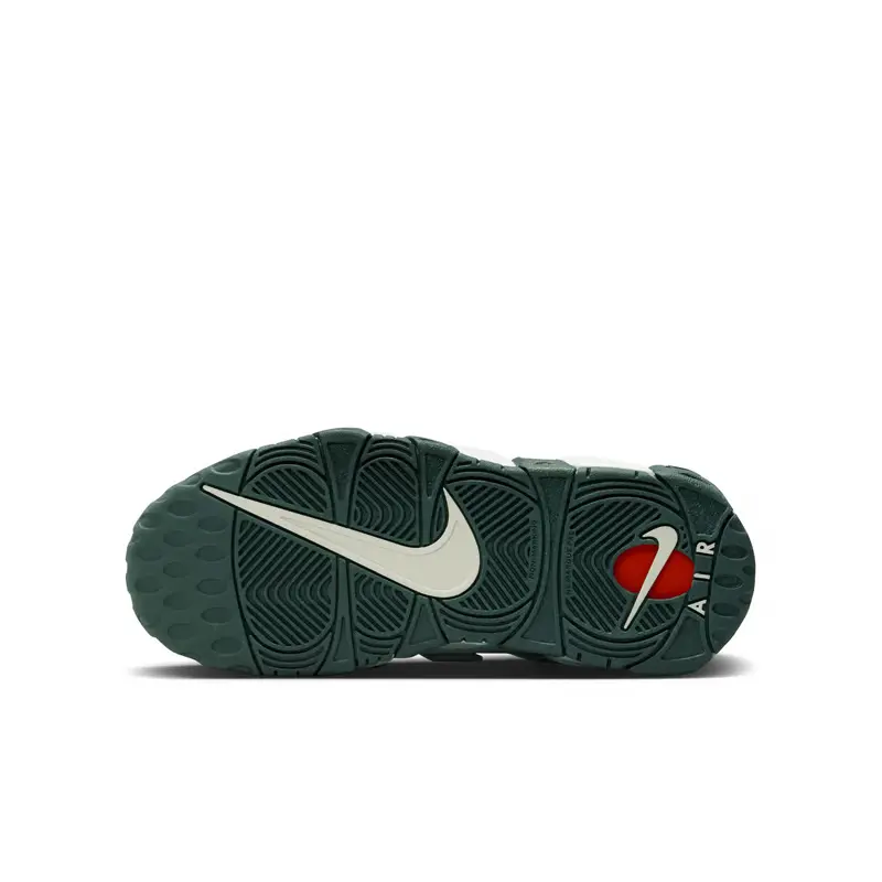 Nike Air More Uptempo 'White Vintage Green' GS, Белый Зеленый — фото 4