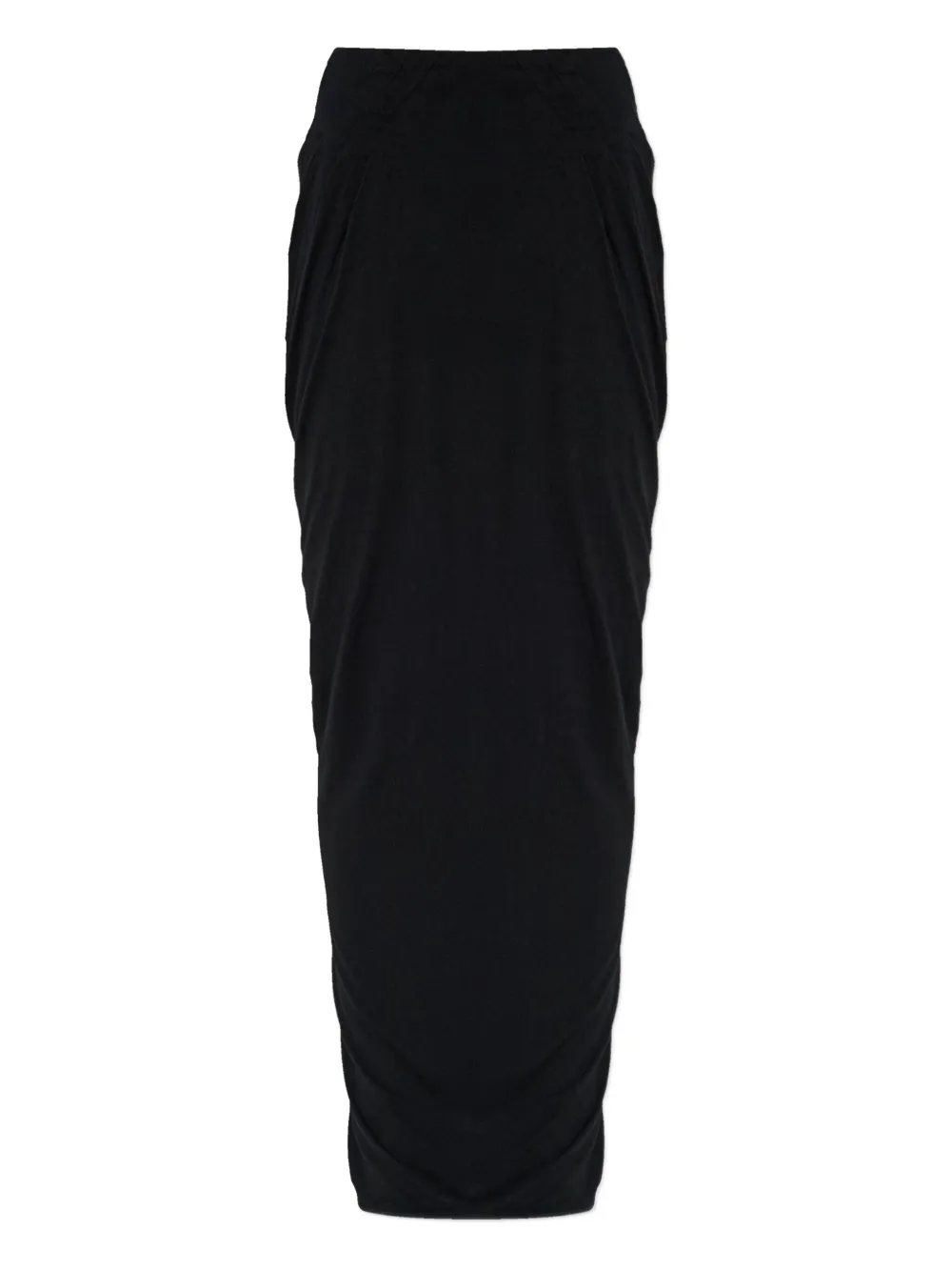 

Драпированная юбка миди Entire Studios, черный