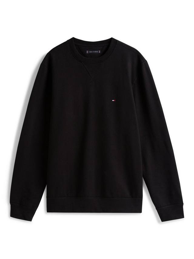 Эластичная флисовая толстовка из хлопковой смеси Tommy Hilfiger, Black — фото 4