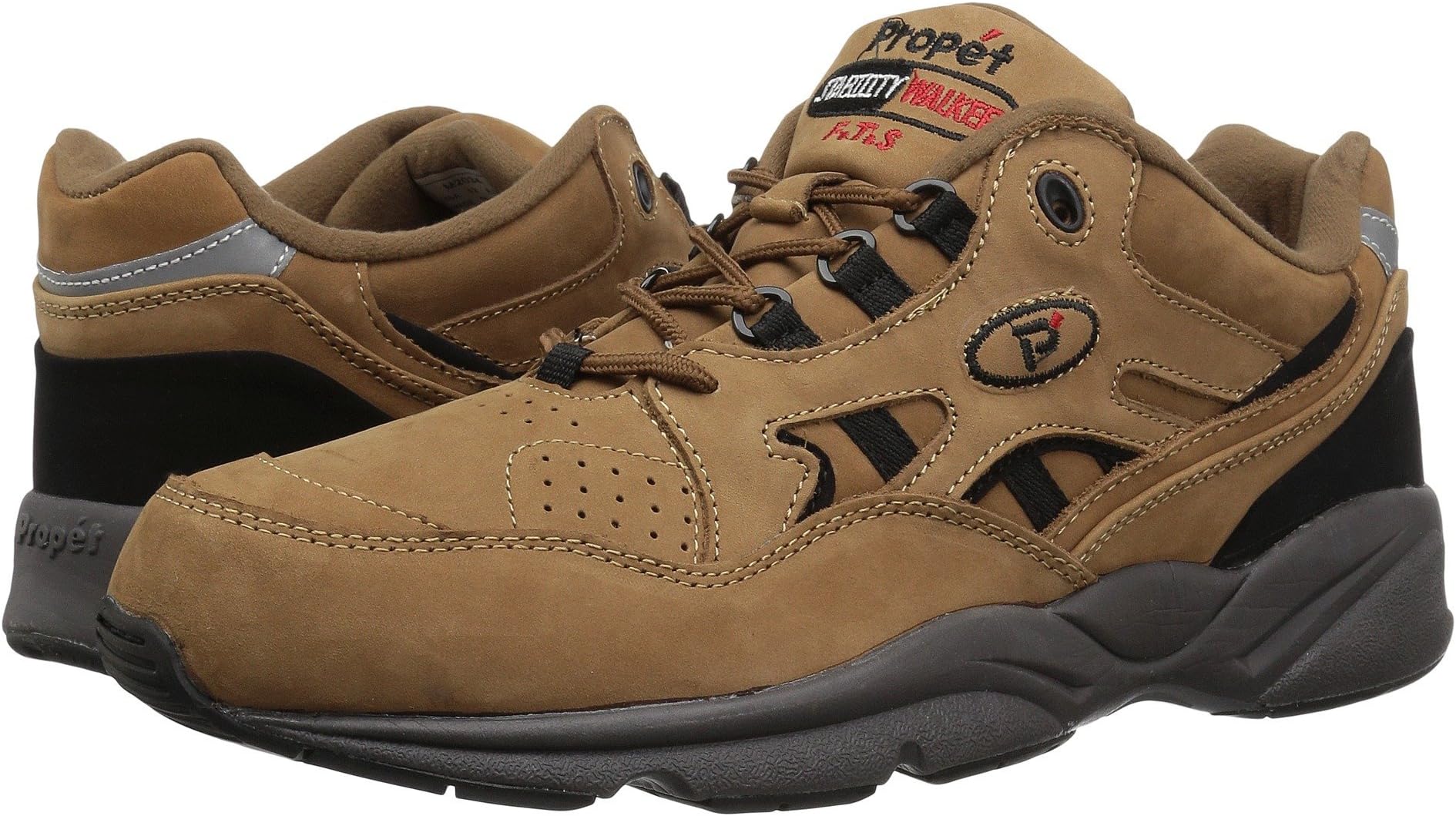 

Кроссовки Propet Stability Walker Medicare/HCPCS Code = A5500 Diabetic Shoe, цвет Chocolate/Brown Nubuck
