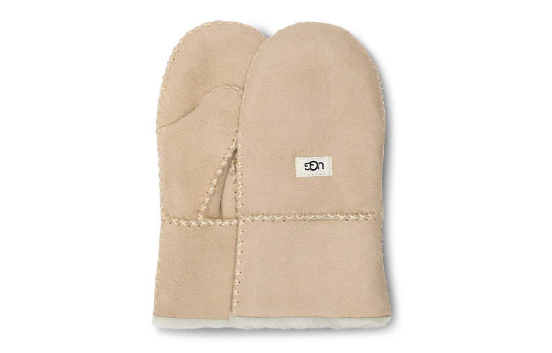 

UGG Вязаные перчатки детские цвета хаки
