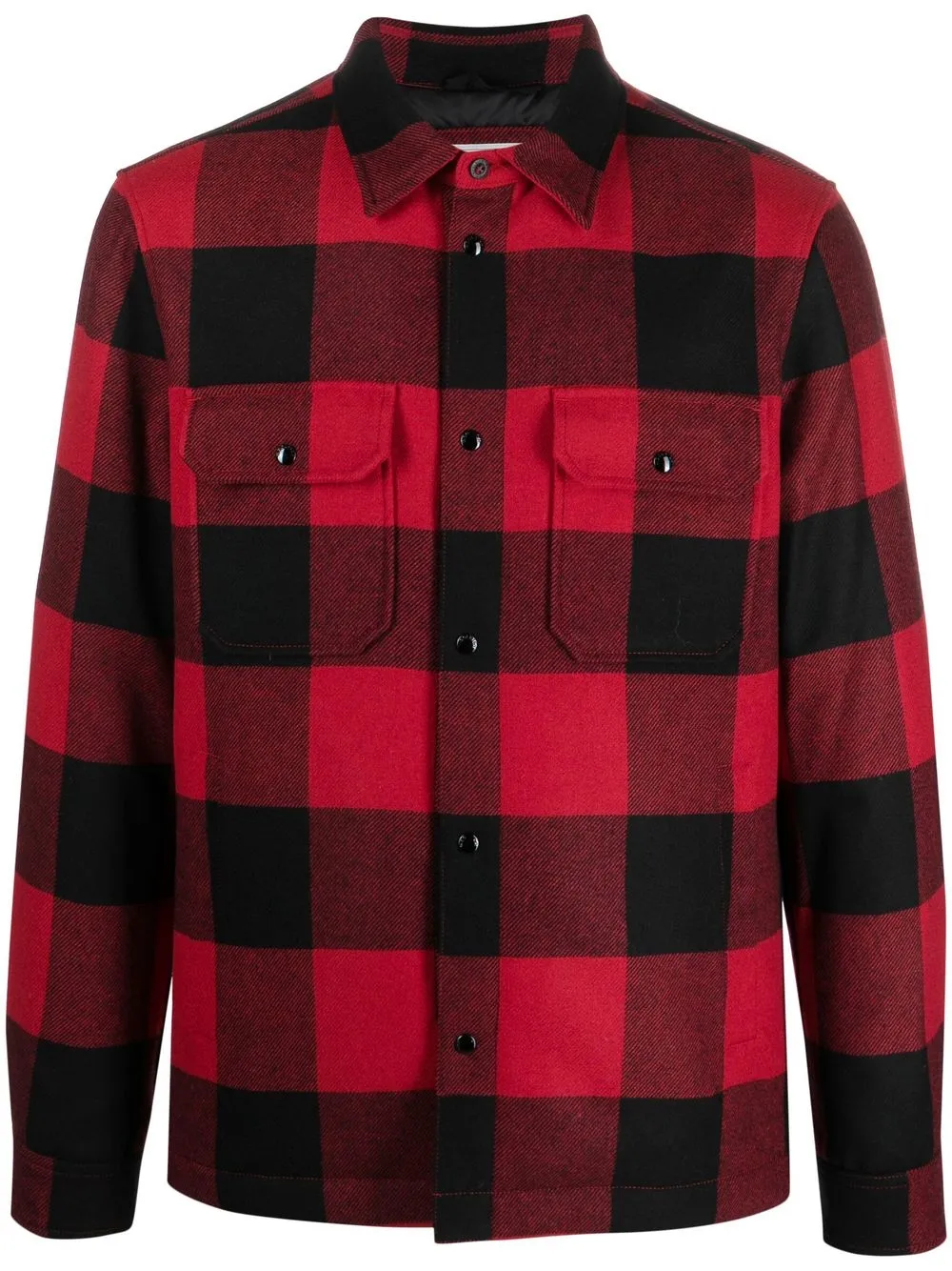 

Куртка-рубашка в клетку WOOLRICH, красный