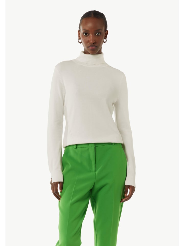 

Пуловер comma Strickpullover langarm, белый