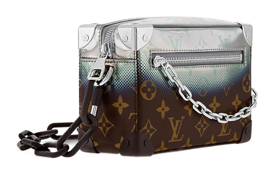 Сумка LOUIS VUITTON Mini Soft металлик — фото 2