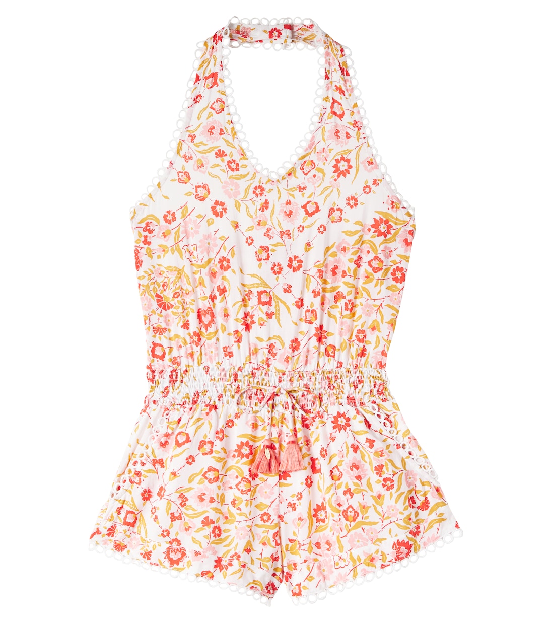 

Блумеры с цветочным принтом Beth Poupette St Barth Kids, Pink Ceramik