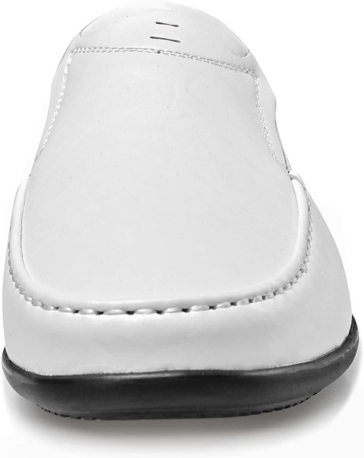 Мужские повседневные лоферы Loafer Premium из натуральной кожи, слипоны, мужские драйверские пенни-лоферы, легкие и дышащие Luodenglang, белый — фото 2