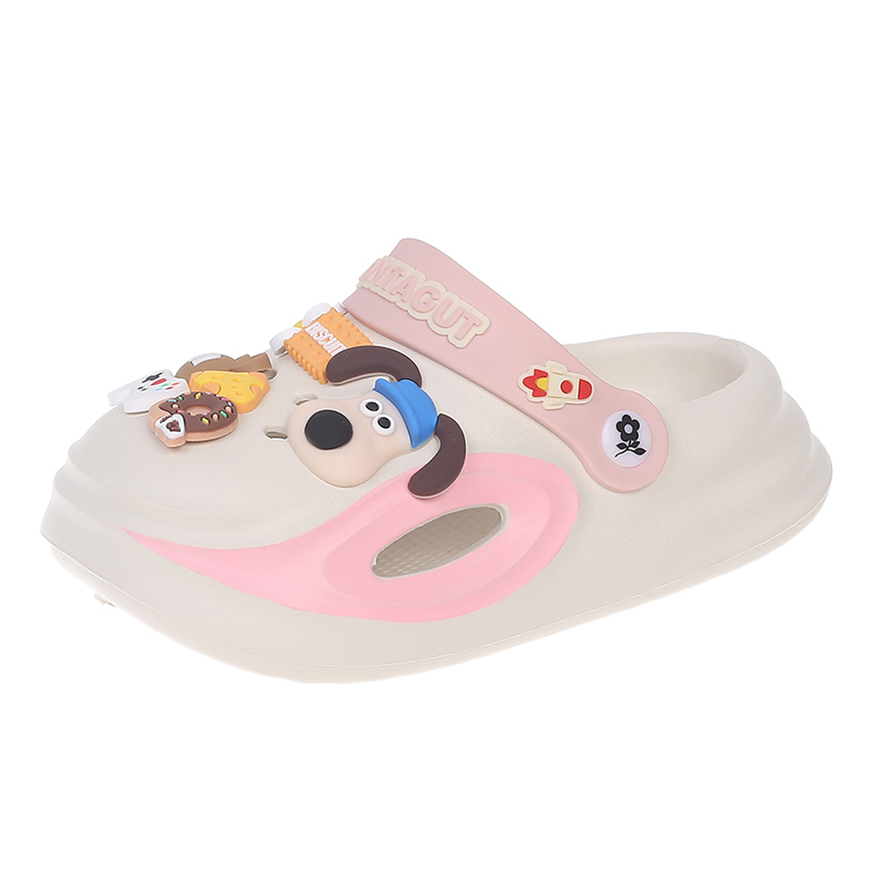 

Детские сабо Kids Montagut, белый/розовый