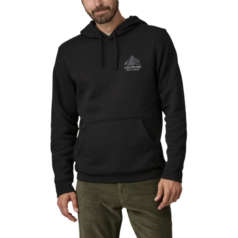 Толстовка Chouinard Crest Uprisal мужская black Patagonia, белый — фото 3