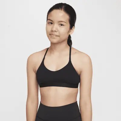 

Спортивный бюстгальтер Nike Indy Girls' Sports Bra, черный