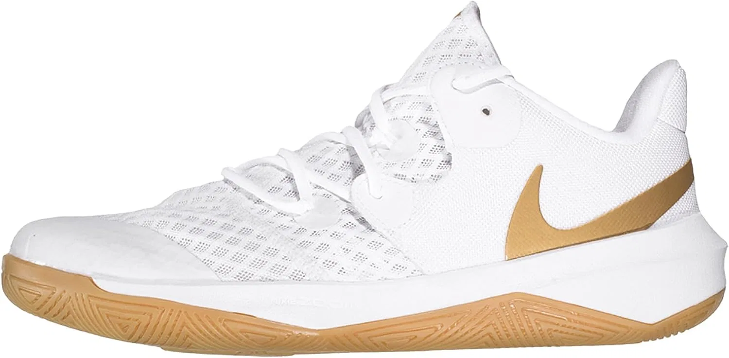 Кроссовки Nike Hyperspeed Court унисекс для взрослых, White Gold Metallic — фото 4