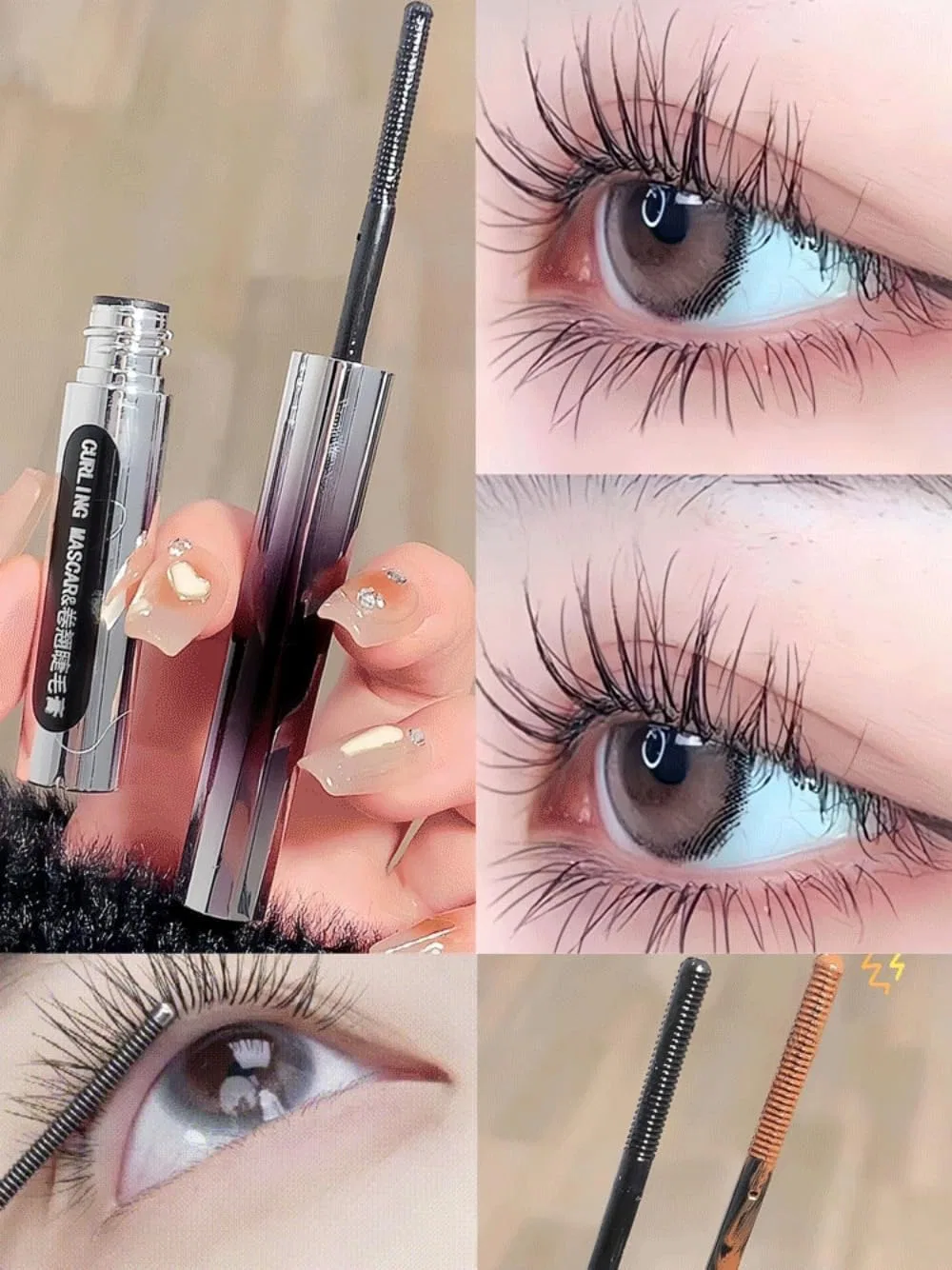 Тушь для ресниц Upward Eye Force, 2 шт., водостойкая, объемная — фото 2