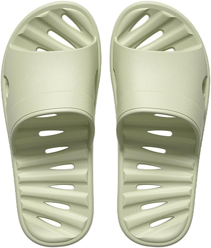 

Унисекс шлепанцы для душа BYDZKJ с дренажными отверстиями, быстро сохнут, нескользящие, для дома, спальни, бассейна, легкие пляжные сандалии с мягкой подошвой, открытым носком, домашние тапочки, зеленый
