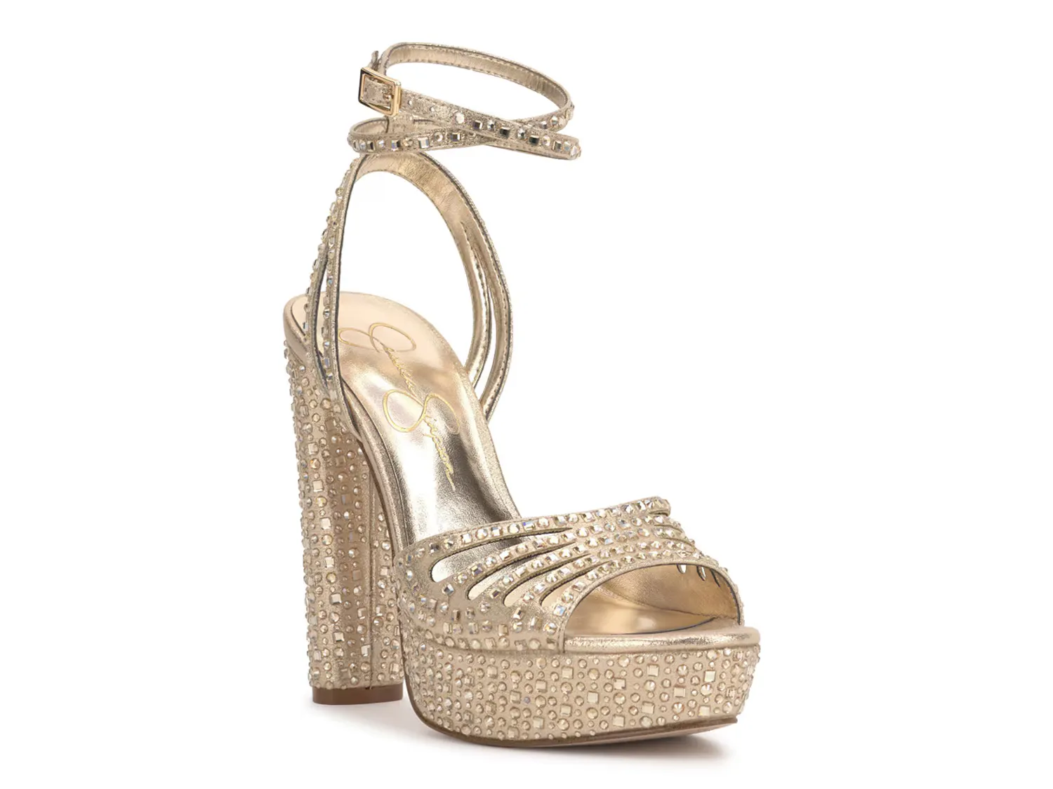 

Сандалии Iralin Platform Sandal Jessica Simpson, цвет champagne