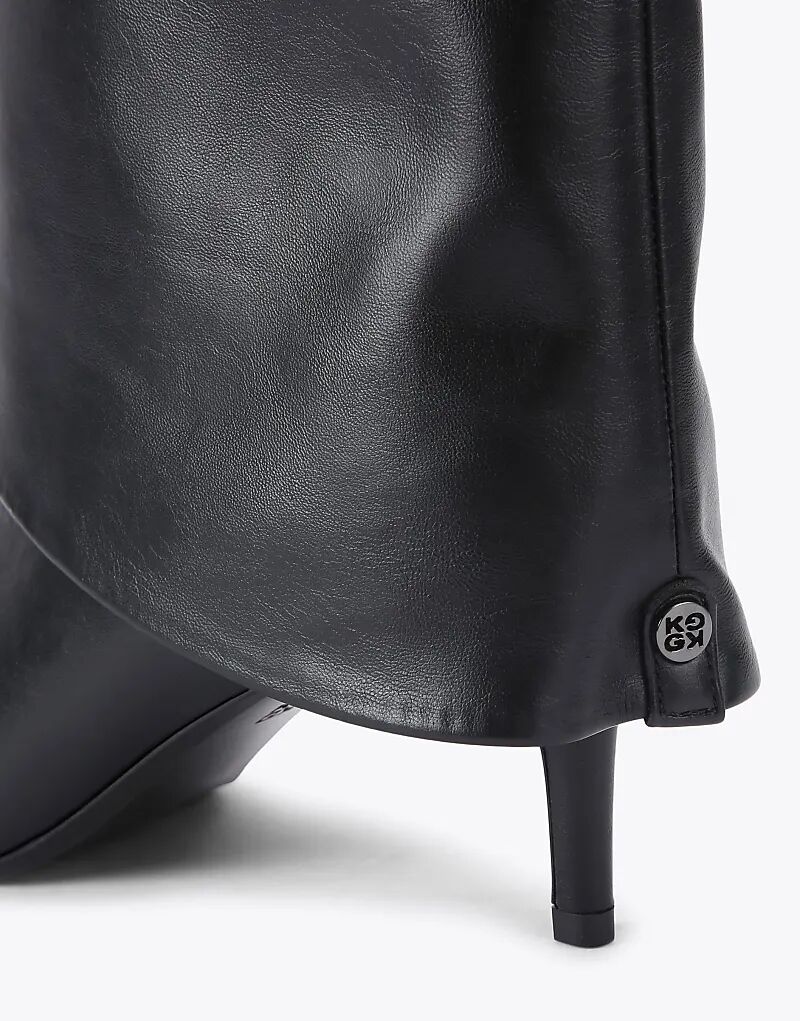 Ботинки KG Kurt Geiger Fate средней высоты, черного цвета — фото 3