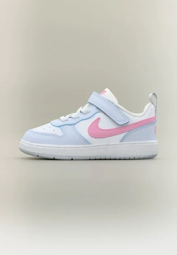 Кроссовки унисекс court borough Nike Sportswear, White/Pink Rise/Football Grey